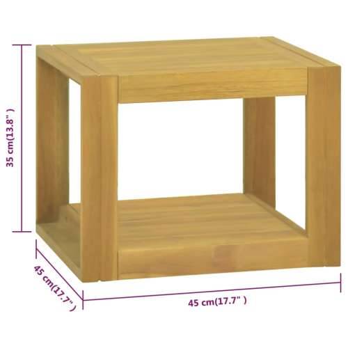 Zidni kupaonski ormarić 45 x 45 x 35 cm od masivne tikovine - Smeđa 45 x 45 x 35 cm 1 Cijena