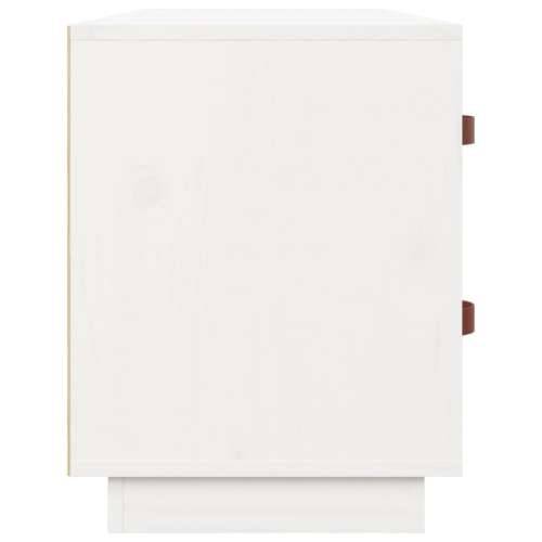 Klupa za cipele bijela 100 x 34x 45 cm od masivne borovine - Bijela 1 Cijena