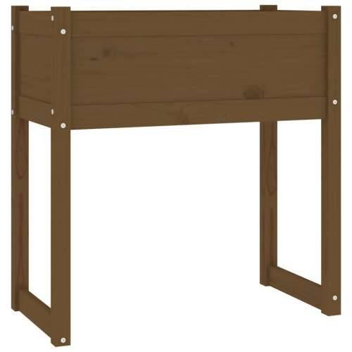 Sadilica smeđa boja meda 78 x 40 x 81 cm od masivne borovine - boja meda 1 Cijena