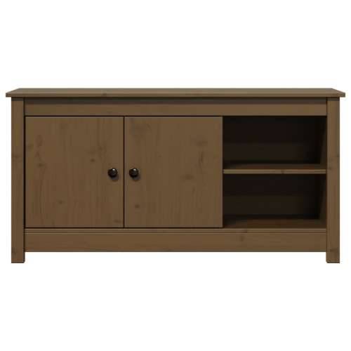 TV ormarić boja meda 103 x 36,5 x 52 cm od masivne borovine - boja meda 1 Cijena