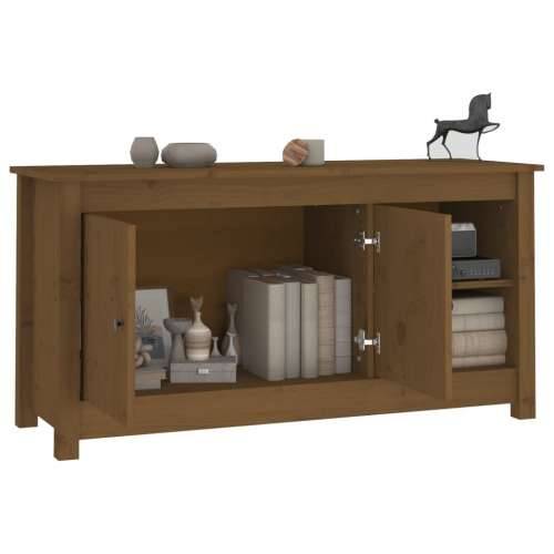 TV ormarić boja meda 103 x 36,5 x 52 cm od masivne borovine - boja meda 1 Cijena