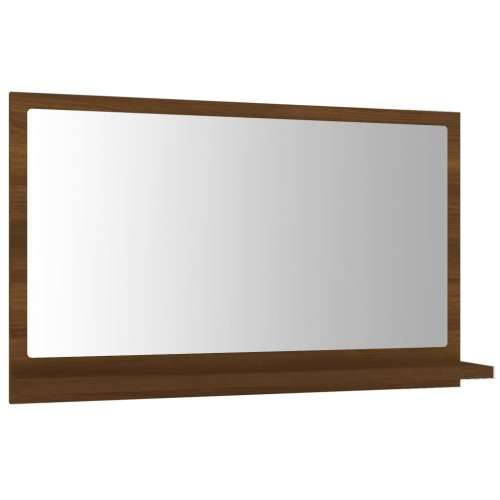 Kupaonsko ogledalo boja smeđeg hrasta 60 x 10,5 x 37 cm drveno - Smeđi hrast 60 x 10.5 x 37 cm 1 Cijena
