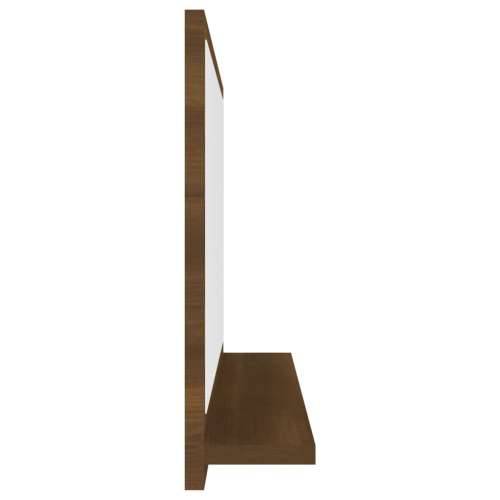 Kupaonsko ogledalo boja smeđeg hrasta 60 x 10,5 x 37 cm drveno - Smeđi hrast 60 x 10.5 x 37 cm 1 Cijena
