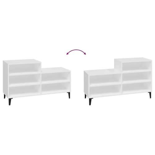 Ormarić za cipele bijeli 102 x 36 x 60 cm od konstruiranog drva - Bijela 1 Cijena