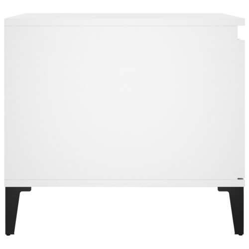 Stolić za kavu bijeli 100 x 50 x 45 cm od konstruiranog drva - Bijela 1 Cijena