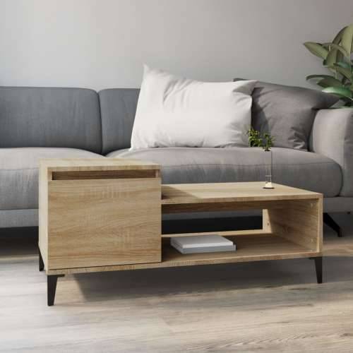 Stolić za kavu boja hrasta 100 x 50 x 45 cm konstruirano drvo - sonoma hrast 1 Cijena