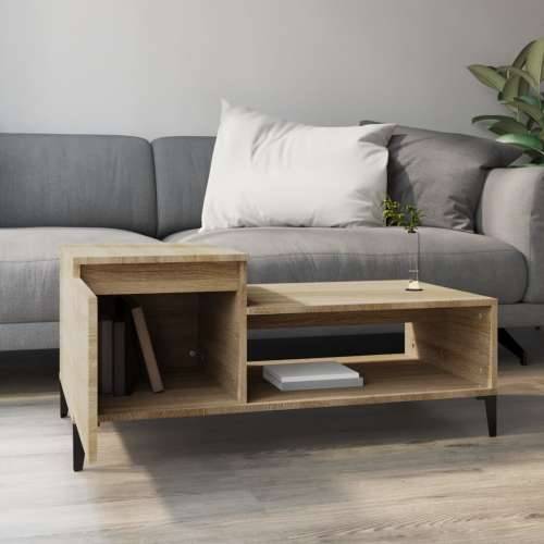 Stolić za kavu boja hrasta 100 x 50 x 45 cm konstruirano drvo - sonoma hrast 1 Cijena