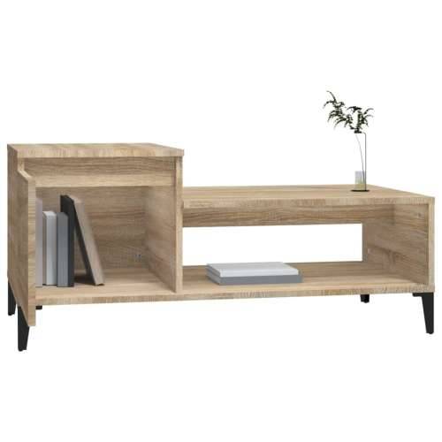 Stolić za kavu boja hrasta 100 x 50 x 45 cm konstruirano drvo - sonoma hrast 1 Cijena