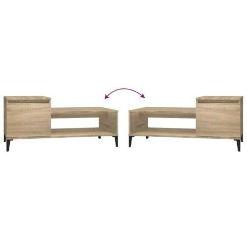 Stolić za kavu boja hrasta 100 x 50 x 45 cm konstruirano drvo - sonoma hrast 1 Cijena