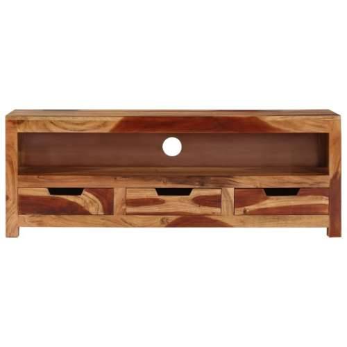 TV ormarić 110 x 30 x 40 cm od masivnog bagremovog drva Cijena