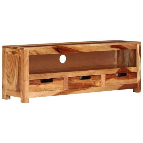 TV ormarić 110 x 30 x 40 cm od masivnog bagremovog drva Cijena