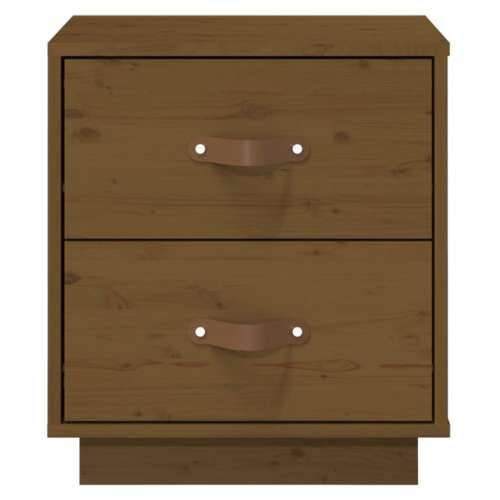 Noćni ormarići 2 kom boja meda 40x34x45 cm od masivne borovine - boja meda 2 Cijena