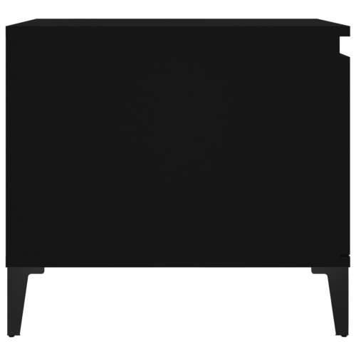 Stolić za kavu crni 100 x 50 x 45 cm od konstruiranog drva - Crna 1 Cijena