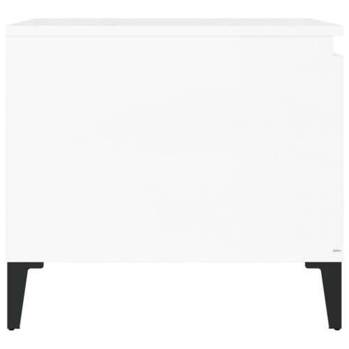 Stolić za kavu sjajni bijeli 100x50x45 cm od konstruiranog drva - Visoko sjajno bijela 1 Cijena