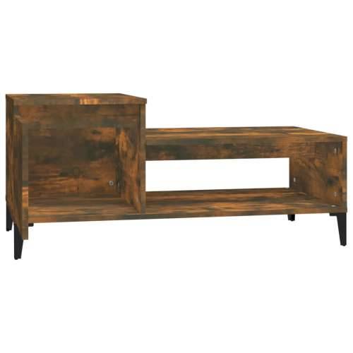 Stolić za kavu boja hrasta 100x50x45 cm konstruirano drvo - Dimljeni hrast 1 Cijena