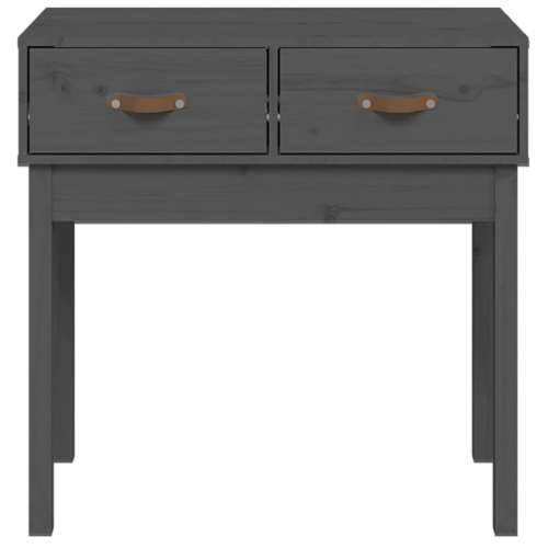 Konzolni stol sivi 76,5 x 40 x 75 cm od masivne borovine - Siva 1 76.5 cm Cijena
