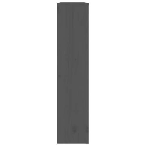 Pokrov za radijator sivi 79,5 x 19 x 84 cm od masivne borovine Cijena