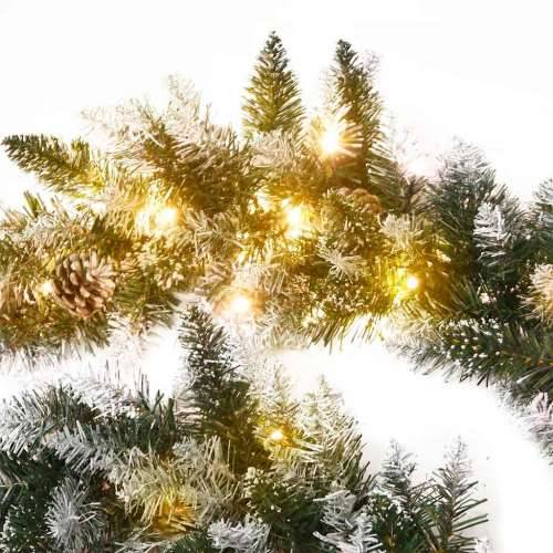 Božićna girlanda s LED svjetlima zelena 5,2 m PVC - 5.2 m 1 Cijena
