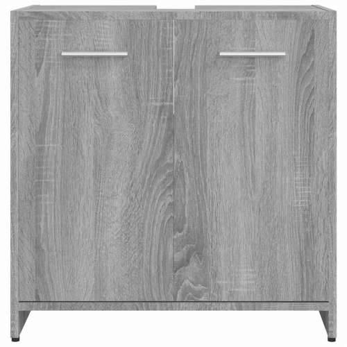 Kupaonski ormarić boja hrasta 60 x 33 x 60 cm konstruirano drvo - Sivi hrast sonoma 1 Cijena