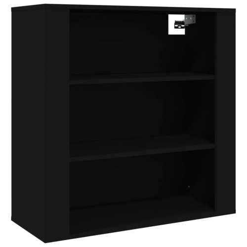 Zidni ormarić crni 80 x 33 x 80 cm od konstruiranog drva - Crna 1 Cijena