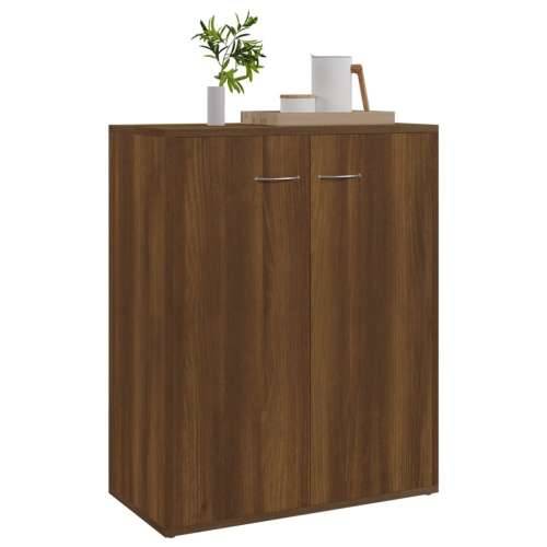 Komoda boja smeđeg hrasta 60 x 30 x 75 cm od konstruiranog drva - Smeđi hrast 1 Cijena