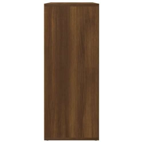 Komoda boja smeđeg hrasta 60 x 30 x 75 cm od konstruiranog drva - Smeđi hrast 1 Cijena