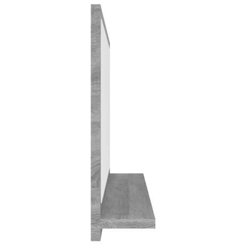 Kupaonsko ogledalo boja sivog hrasta 60 x 10,5x 37 cm drveno - Sivi hrast sonoma 60 x 10.5 x 37 cm 1 Cijena