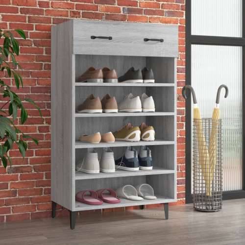 Ormarić za cipele boja hrasta 60x35x105 cm konstruirano drvo - Sivi hrast sonoma 1 Cijena