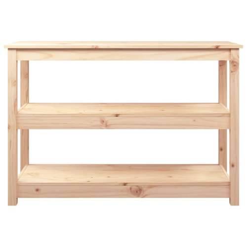 Konzolni stol 110 x 40 x 74 cm od masivne borovine - Prirodna 1 110 cm Cijena