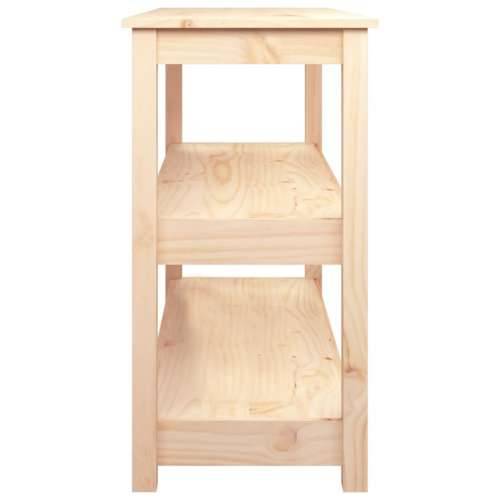 Konzolni stol 110 x 40 x 74 cm od masivne borovine - Prirodna 1 110 cm Cijena