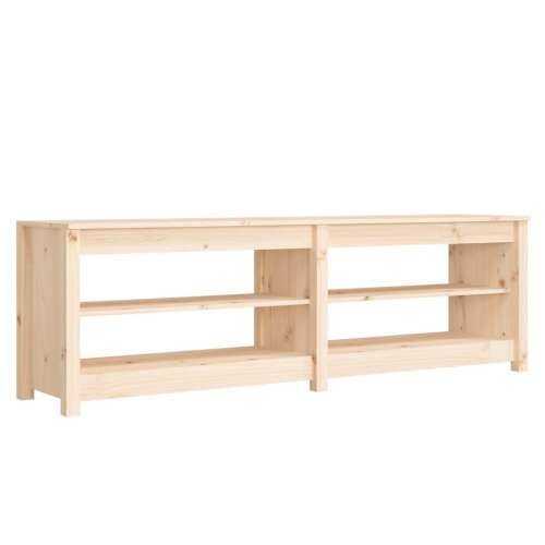 Klupa za cipele 160 x 36,5 x 50 cm od masivne borovine - Prirodna 1 Cijena