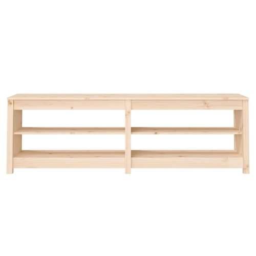 Klupa za cipele 160 x 36,5 x 50 cm od masivne borovine - Prirodna 1 Cijena