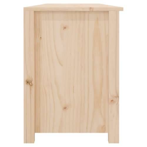 Klupa za cipele 160 x 36,5 x 50 cm od masivne borovine - Prirodna 1 Cijena