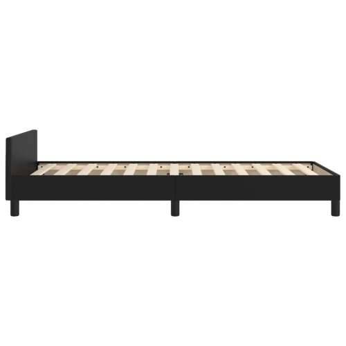 Okvir kreveta s uzglavljem bez madraca crni 90x200 cm - Crna 90 x 200 cm Cijena