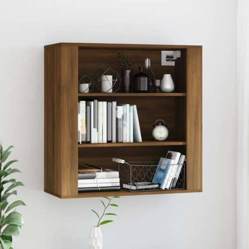 Zidni ormarić boja smeđeg hrasta 80x33x80 cm konstruirano drvo - Smeđi hrast 1 Cijena