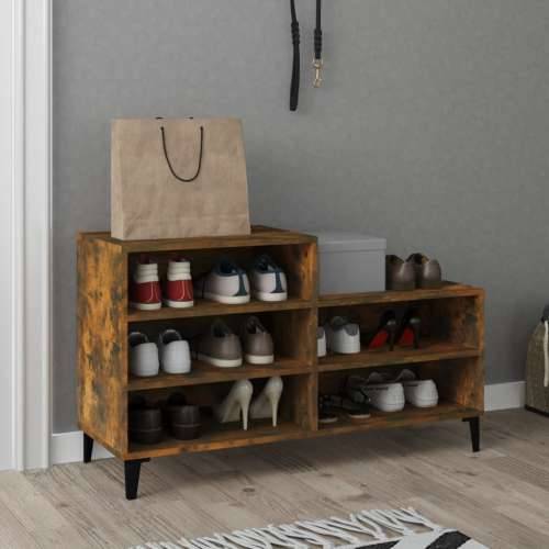 Ormarić za cipele boja hrasta 102x36x60 cm konstruirano drvo - Dimljeni hrast 1 Cijena