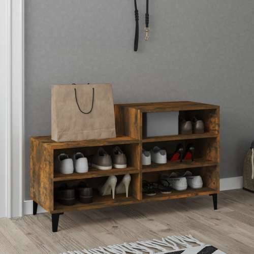 Ormarić za cipele boja hrasta 102x36x60 cm konstruirano drvo - Dimljeni hrast 1 Cijena