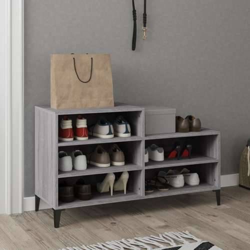 Ormarić za cipele boja hrasta 102x36x60 cm konstruirano drvo - Sivi hrast sonoma 1 Cijena