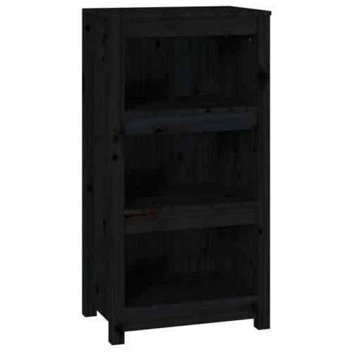 Ormarić za knjige Crna 50 x 35 x 97 cm od masivne borovine - Crna 1 97 cm 50 cm Cijena