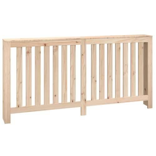 Maska za radijator - Pokrov za radijator 169x19x84 cm od masivne borovine - Prirodna 169 x 19 x 84 cm 1 Cijena