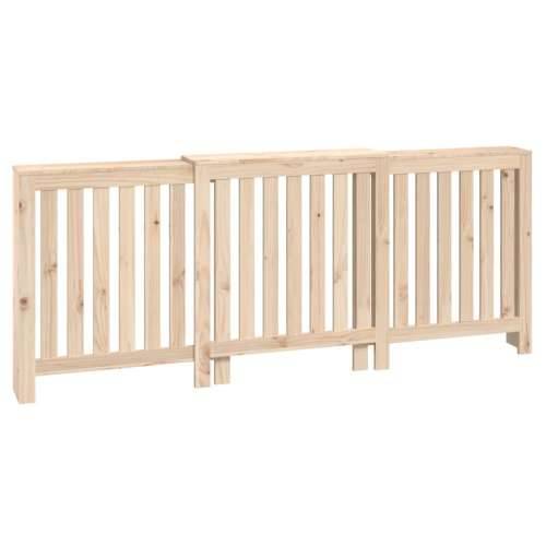 Maska za radijator - Pokrov za radijator 210x21x85 cm od masivne borovine - Prirodna 210 x 21 x 85 cm 1 Cijena