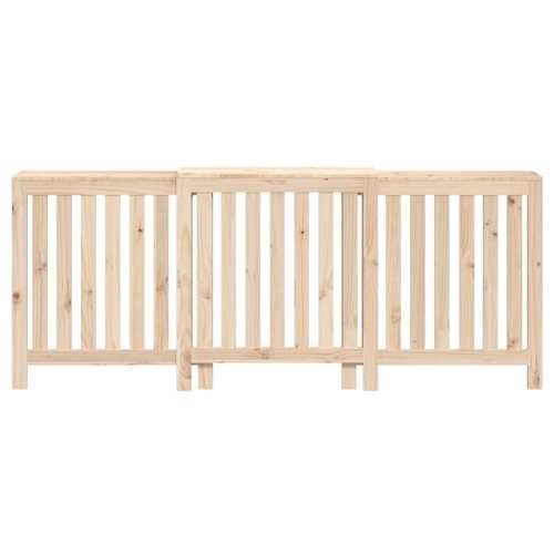Maska za radijator - Pokrov za radijator 210x21x85 cm od masivne borovine - Prirodna 210 x 21 x 85 cm 1 Cijena