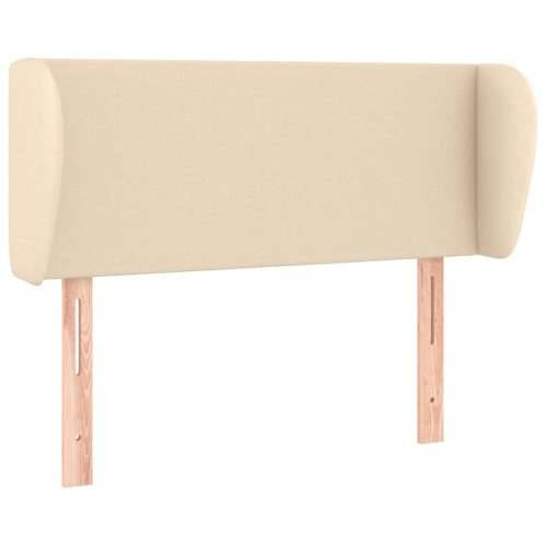 Uzglavlje s ušima krem 83x23x78/88 cm od tkanine - Krema 83 x 23 x 78/88 cm 1 Cijena
