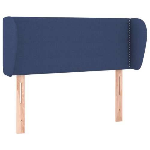 Uzglavlje s ušima plavo 83x23x78/88 cm od tkanine - Plava 83 x 23 x 78/88 cm 1 Cijena