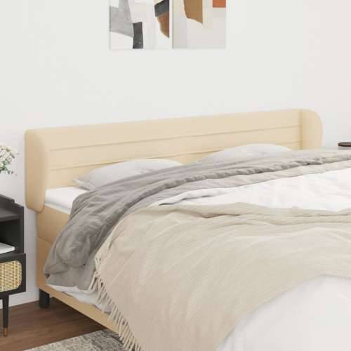Uzglavlje s ušima krem 183x23x78/88 cm od tkanine - Krema 183 x 23 x 78/88 cm 1 Cijena