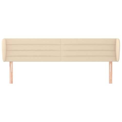 Uzglavlje s ušima krem 183x23x78/88 cm od tkanine - Krema 183 x 23 x 78/88 cm 1 Cijena