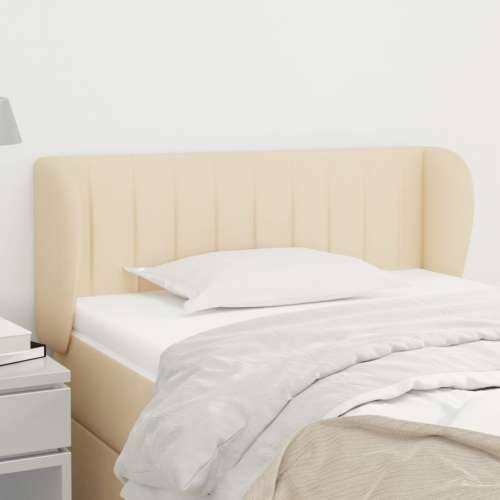 Uzglavlje s ušima krem 93x23x78/88 cm od tkanine - Krema 93 x 23 x 78/88 cm 1 Cijena