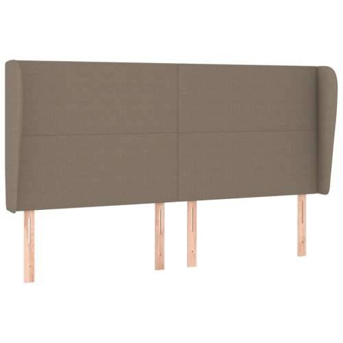 Uzglavlje s ušima smeđesivo 183x23x118/128 cm od tkanine - Sivo-smeđa 183 x 23 x 118/128 cm 1 Cijena