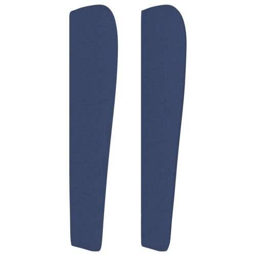 Uzglavlje s ušima plavo 163x23x118/128 cm od tkanine - Plava 163 x 23 x 118/128 cm 1 Cijena