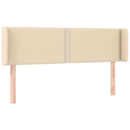 Uzglavlje s ušima krem 147x16x78/88 cm od tkanine - Krema 147 x 16 x 78/88 cm 1 Cijena